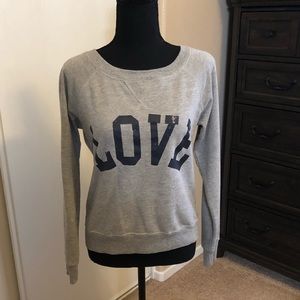 LOVE Crewneck Sweater